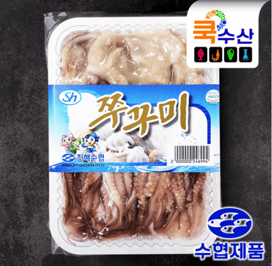 국내산 쭈꾸미(500g) 냉동(국내산)